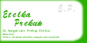 etelka prekup business card